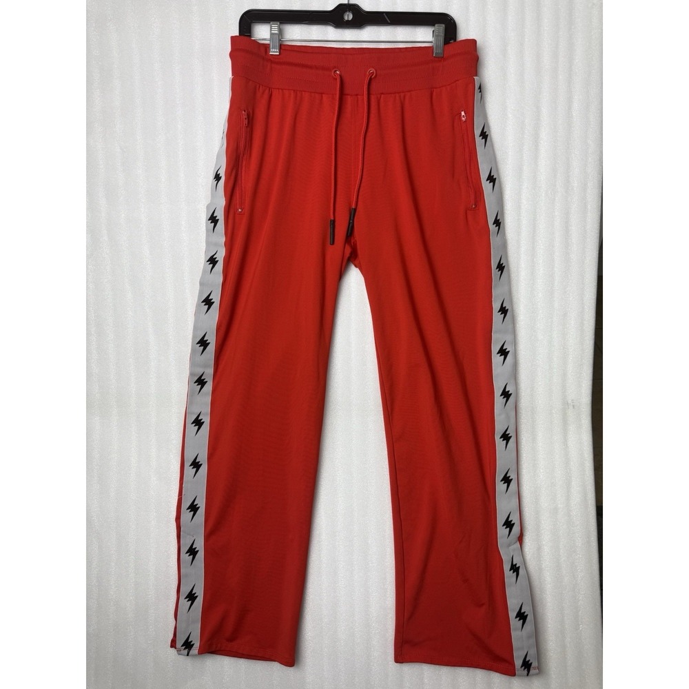 Guess X J Balvin Track Pants Red Vibras Capsule Collection Loose Fit Men's Sz.S